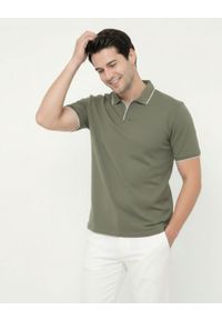 Oryginalna Koszulka Polo - Brave Soul - Wyblakła Zieleń. Okazja: na co dzień. Typ kołnierza: polo. Materiał: bawełna. Styl: casual #4