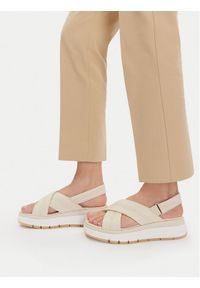 Clarks Sandały Tuscan Cross 26181470 Écru. Kolor: kremowy. Materiał: skóra #1