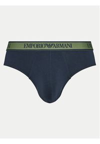 Emporio Armani Underwear Komplet 3 par slipów 111734 4F717 70435 Granatowy. Kolor: niebieski. Materiał: bawełna #6