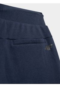 4f - Spodnie dresowe joggery męskie. Kolor: niebieski. Materiał: dresówka #2