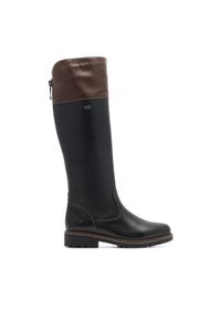 Remonte Oficerki R6581-02 Czarny. Kolor: czarny. Materiał: skóra #1