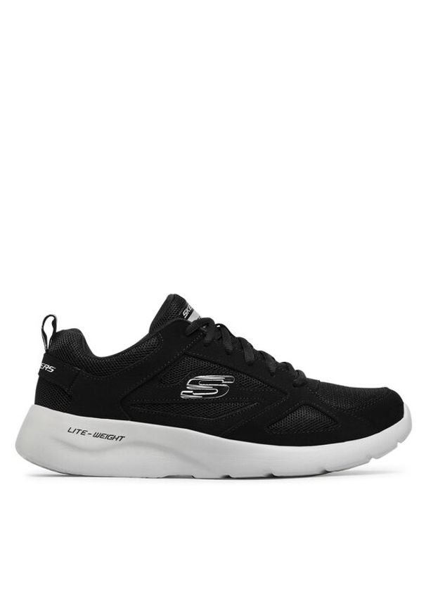 skechers - Skechers Sneakersy Dynamight 2.0 58363/BLK Czarny. Kolor: czarny. Materiał: materiał