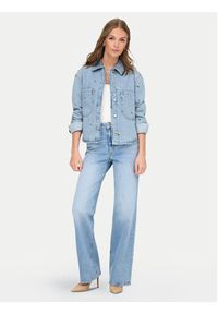 only - ONLY Koszula jeansowa Cassie 15349520 Niebieski Oversize. Kolor: niebieski. Materiał: bawełna #4