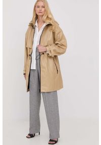 MICHAEL Michael Kors parka MS22062DTW damska kolor beżowy przejściowy. Okazja: na co dzień. Kolor: beżowy. Materiał: materiał. Styl: casual #6