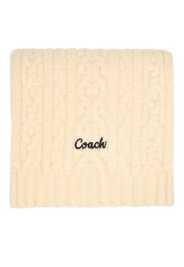 Coach Szalik CCL89 Écru. Materiał: poliester
