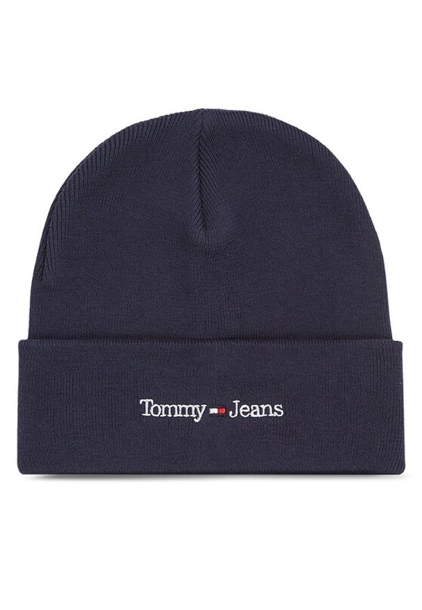 Tommy Jeans Czapka AM0AM11340 Granatowy. Kolor: niebieski. Materiał: materiał