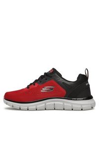 skechers - Skechers Sneakersy Track Broader 232698/RDBK Czerwony. Kolor: czerwony #3