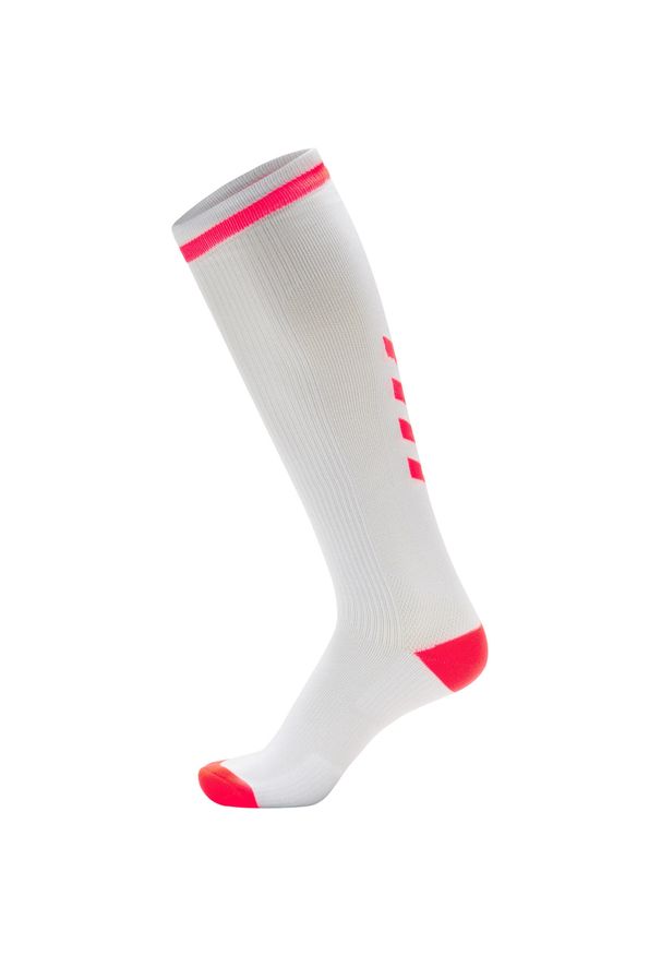 Skarpety sportowe dla dorosłych Hummel Elite Indoor Sock High. Kolor: biały, różowy, wielokolorowy