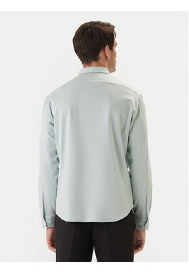 BOSS Koszula ST Motion 50555946 Turkusowy Regular Fit. Kolor: turkusowy. Materiał: bawełna