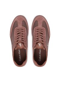 Calvin Klein Sneakersy Low Pro Cupsole Wt Striped Ny HW0HW03270 Brązowy. Kolor: brązowy. Materiał: materiał #5