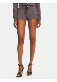 Juicy Couture Szorty sportowe JCWHS125312 Szary Loose Fit. Kolor: szary. Materiał: bawełna