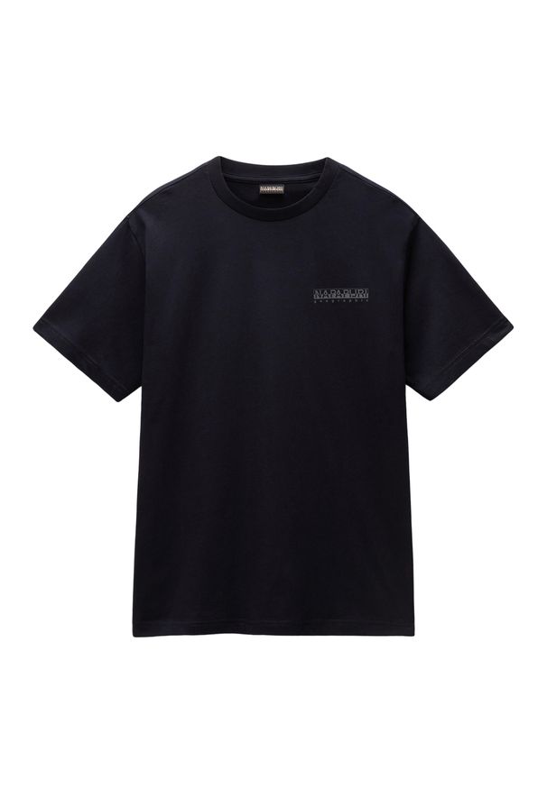 Koszulka męska Napapijri S-Albula. Kolor: czarny. Sport: turystyka piesza