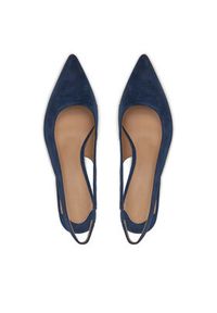 Lauren Ralph Lauren - LAUREN RALPH LAUREN Sandały Lolah II 802959263001 Granatowy. Kolor: niebieski. Materiał: zamsz, skóra