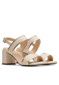 Clarks Sandały Ezoria Sling 26181301 Beżowy. Kolor: beżowy. Materiał: skóra #5