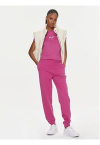 Hugo T-Shirt Classic 50508289 Różowy Regular Fit. Kolor: różowy. Materiał: bawełna #3