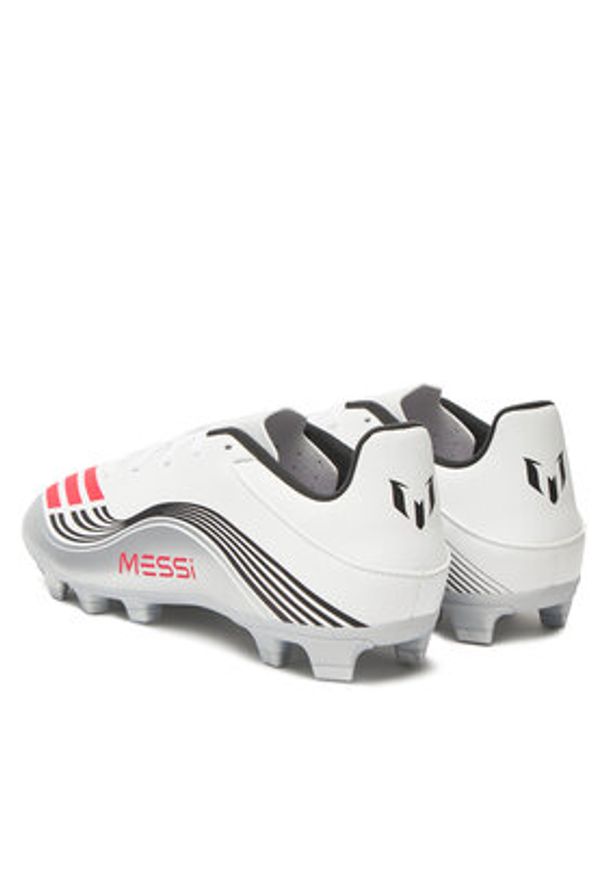 Adidas - adidas Buty do piłki nożnej F50 Messi Club JP7443 Biały. Kolor: biały. Materiał: skóra
