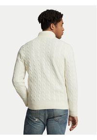 Polo Ralph Lauren Sweter 710876766001 Écru Regular Fit. Typ kołnierza: polo. Materiał: wełna #5