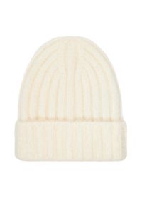 Nine West Czapka CEO-NW-W3-006-AW25 Écru. Materiał: poliester, materiał