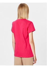 Sisley T-Shirt 3096L400B Różowy Regular Fit. Kolor: różowy. Materiał: bawełna #2