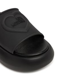 Love Moschino - LOVE MOSCHINO Klapki JA28207I0MI40000 Czarny. Kolor: czarny #5