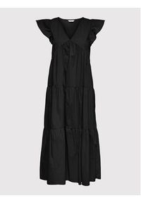only - ONLY Sukienka letnia Lindsey 15256487 Czarny Regular Fit. Kolor: czarny. Materiał: bawełna. Sezon: lato