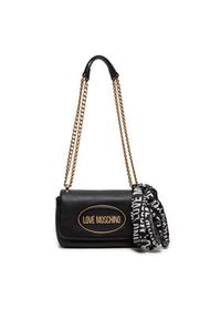 Love Moschino - LOVE MOSCHINO Torebka JC4032PP1LLE100A Czarny. Kolor: czarny. Materiał: skórzane #5