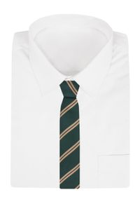 Alties - Klubowy, Klasyczny, Męski Krawat - ALTIES - Zielony. Kolor: zielony. Materiał: tkanina. Styl: klasyczny