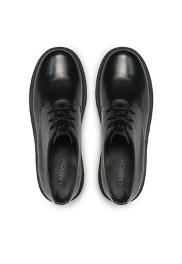 Lasocki Oxfordy WB-ALESSIA-02 Czarny. Kolor: czarny. Materiał: skóra