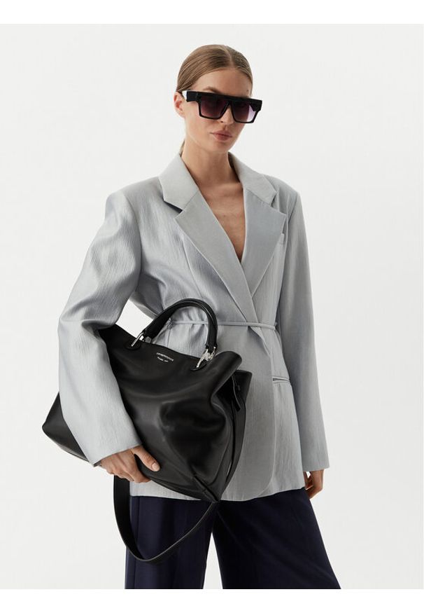 Emporio Armani Torebka EW000360 AF18673 UC001 Czarny. Kolor: czarny. Materiał: skórzane