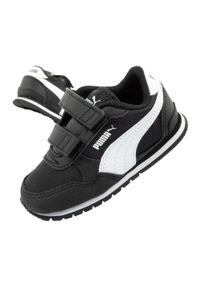 Buty sportowe dziecięce Puma ST Runner na rzepy. Zapięcie: rzepy. Kolor: czarny, niebieski. Sport: turystyka piesza