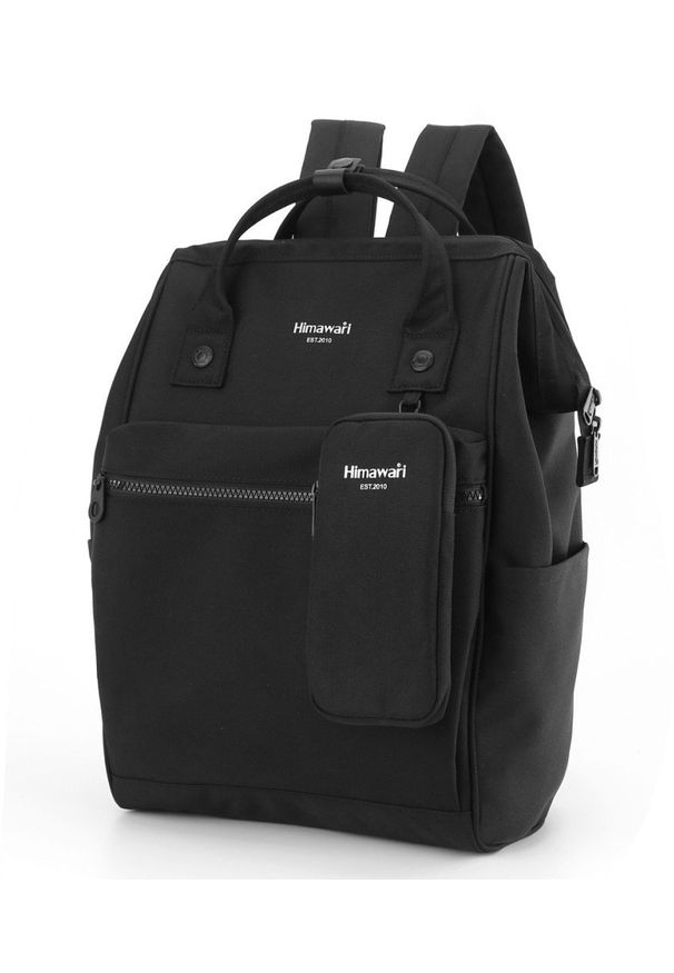 Plecak na laptopa Himawari BAG 1027 do 15.6", czarny. Kolor: czarny