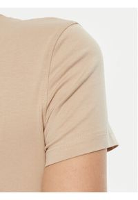 Guess T-Shirt W5RI11 J1314 Beżowy Regular Fit. Kolor: beżowy. Materiał: bawełna #5
