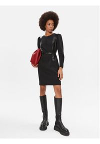 DKNY Sukienka codzienna DD3G1608 Czarny Regular Fit. Okazja: na co dzień. Kolor: czarny. Materiał: syntetyk. Typ sukienki: proste. Styl: casual #3