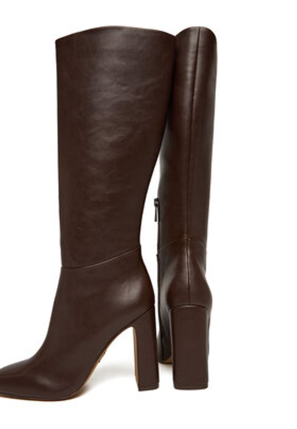 Steve Madden Kozaki Ally SM11002627 Brązowy. Kolor: brązowy. Materiał: skóra