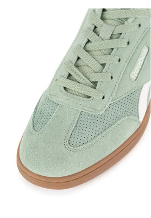 Reebok Sneakersy FORTE LOUNGER AR30252WKLC Zielony. Kolor: zielony. Materiał: zamsz, skóra
