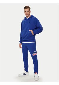 Adidas - adidas Bluza ALL SZN IX3950 Niebieski Loose Fit. Kolor: niebieski. Materiał: bawełna