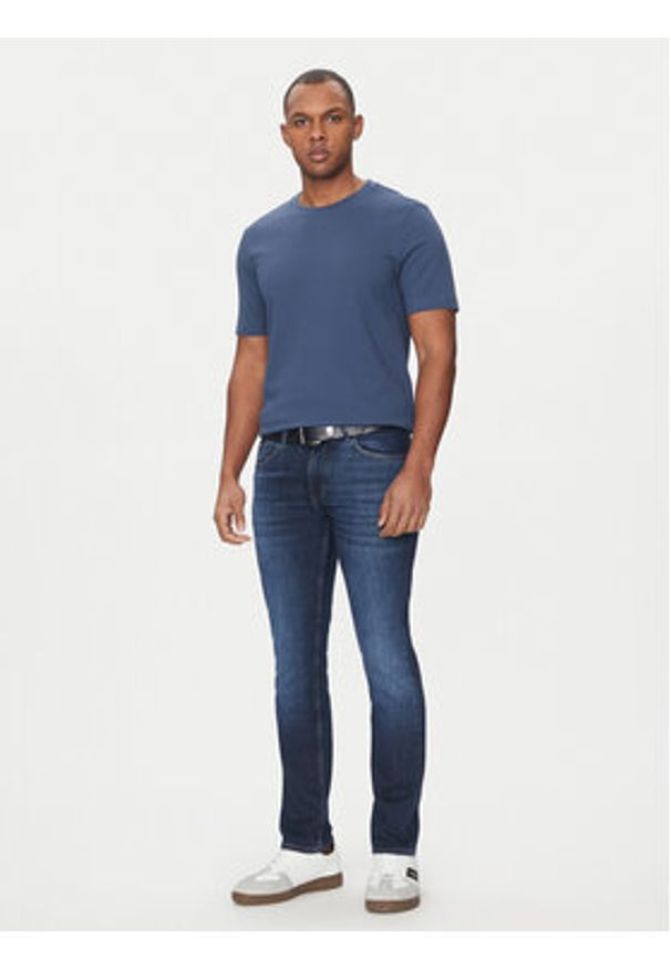 BOSS Jeansy H-Delaware 50537390 Granatowy Slim Fit. Kolor: niebieski