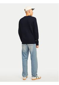 Jack & Jones Sweter Perfect 12257771 Granatowy Regular Fit. Kolor: niebieski. Materiał: bawełna, syntetyk #3