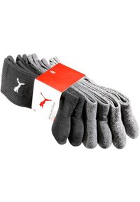 SKARPETY Puma Crew Socks 6-pack, Dla obu płci. Kolor: wielokolorowy. Materiał: materiał, bawełna. Sport: turystyka piesza