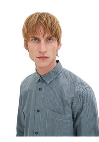 Tom Tailor Koszula 1034891 Niebieski Regular Fit. Kolor: niebieski. Materiał: bawełna #4