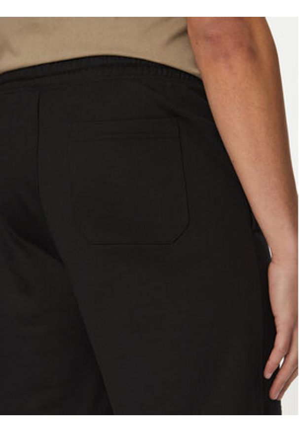 Hugo - HUGO Szorty sportowe Dinkoe 50535260 Czarny Relaxed Fit. Kolor: czarny. Materiał: bawełna. Styl: sportowy