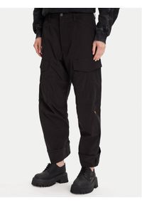 G-Star RAW - G-Star Raw Spodnie materiałowe Cargo 3D D27022-D909 Czarny Boyfriend Fit. Kolor: czarny. Materiał: syntetyk #1