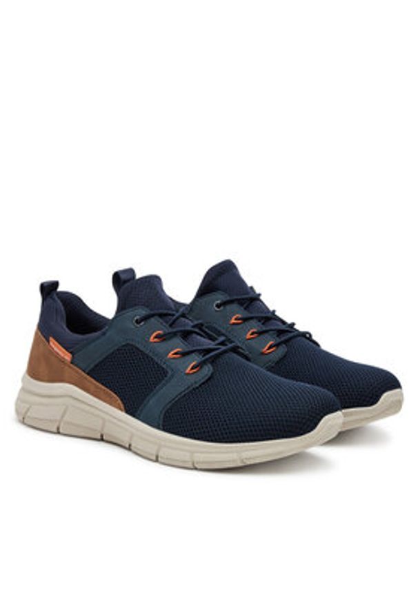 Bugatti Sneakersy 345-AFA65-6900 Granatowy. Kolor: niebieski. Materiał: materiał