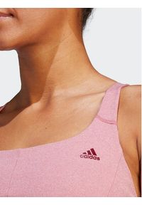 Adidas - adidas Biustonosz sportowy CoreFlow Medium-Support Bra HR9669 Różowy. Kolor: różowy. Materiał: syntetyk #3