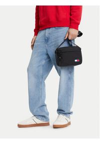 Tommy Jeans Saszetka Tjm Daily + Camera Bag AM0AM13271 Czarny. Kolor: czarny. Materiał: skóra