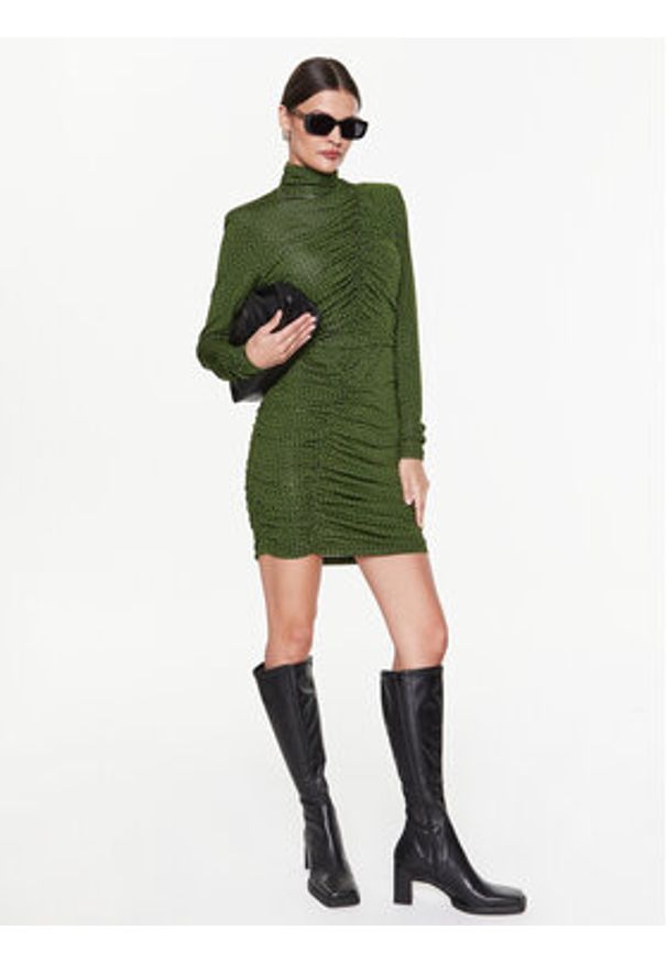 GESTUZ - Gestuz Sukienka codzienna Milia 10906832 Zielony Slim Fit. Okazja: na co dzień. Kolor: zielony. Materiał: wiskoza. Typ sukienki: proste. Styl: casual
