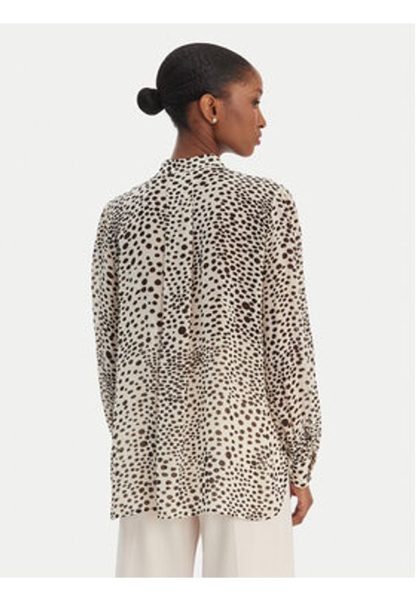 Marella Koszula Canapa 2613111151 Écru Regular Fit. Materiał: wiskoza