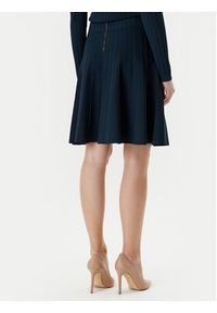 Guess Spódnica mini W5YD65 Z0130 Granatowy Regular Fit. Kolor: niebieski. Materiał: wiskoza #3