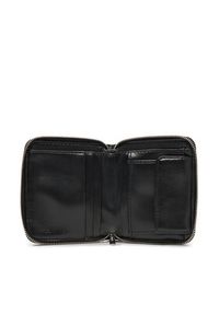 Calvin Klein Portfel Quilted Square Zip Around LV04F1121G Czarny. Kolor: czarny. Materiał: skóra #3