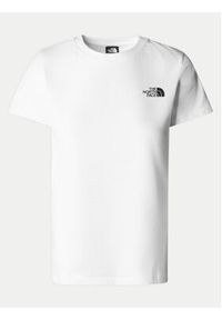 The North Face T-Shirt Redbox NF0A87NM Biały Regular Fit. Kolor: biały. Materiał: bawełna